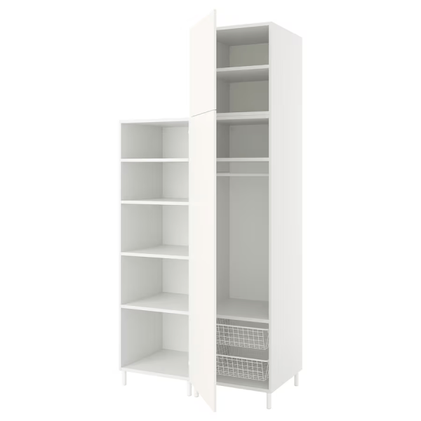 Wardrobe with 2 doors