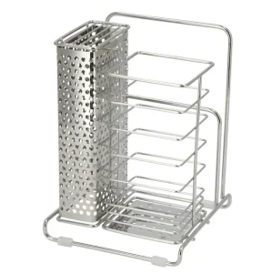Stainless Steel Knife and Cutting Board Stand