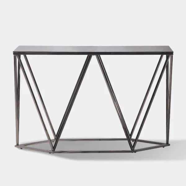 Symphony Smoke Console Table