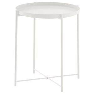 Tray table, white