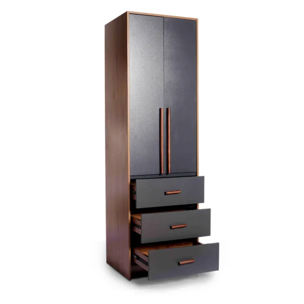 Tidus II Swing Door with Drawers Wardrobe - Image 2