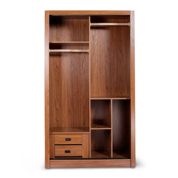 Tucker Sliding Glass Door Wardrobe - Image 2