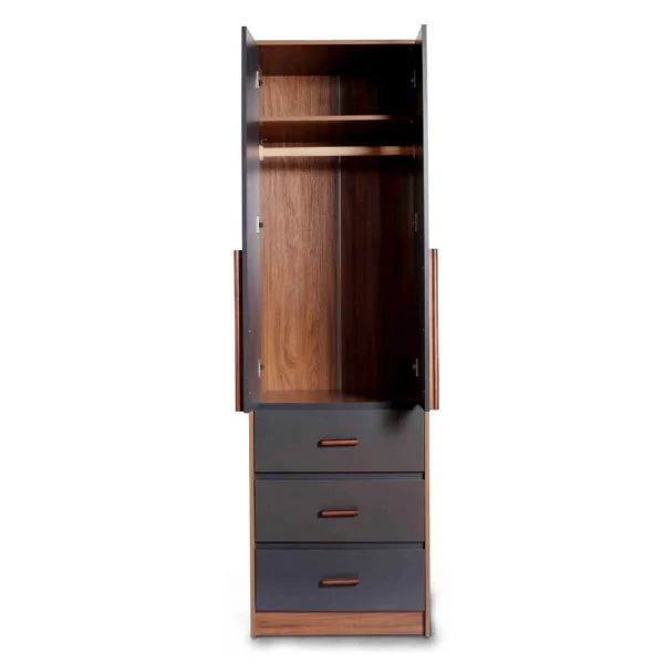 Tidus II Swing Door with Drawers Wardrobe - Image 3