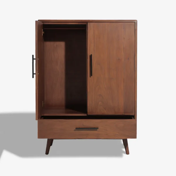 Haze 2 Door 1 Drawer Low Wardrobe - Image 3