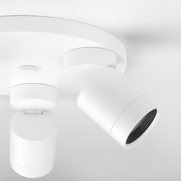 Ceiling spotlight with 3 lights, white - Image 3