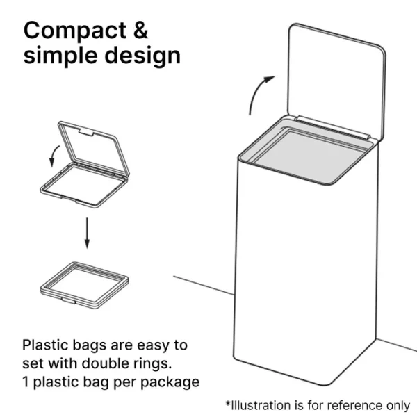 Toilet Dustbin 95x95x200 - Image 3